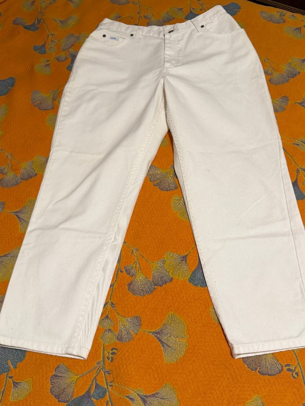Vintage Lee White Denim Size 14P